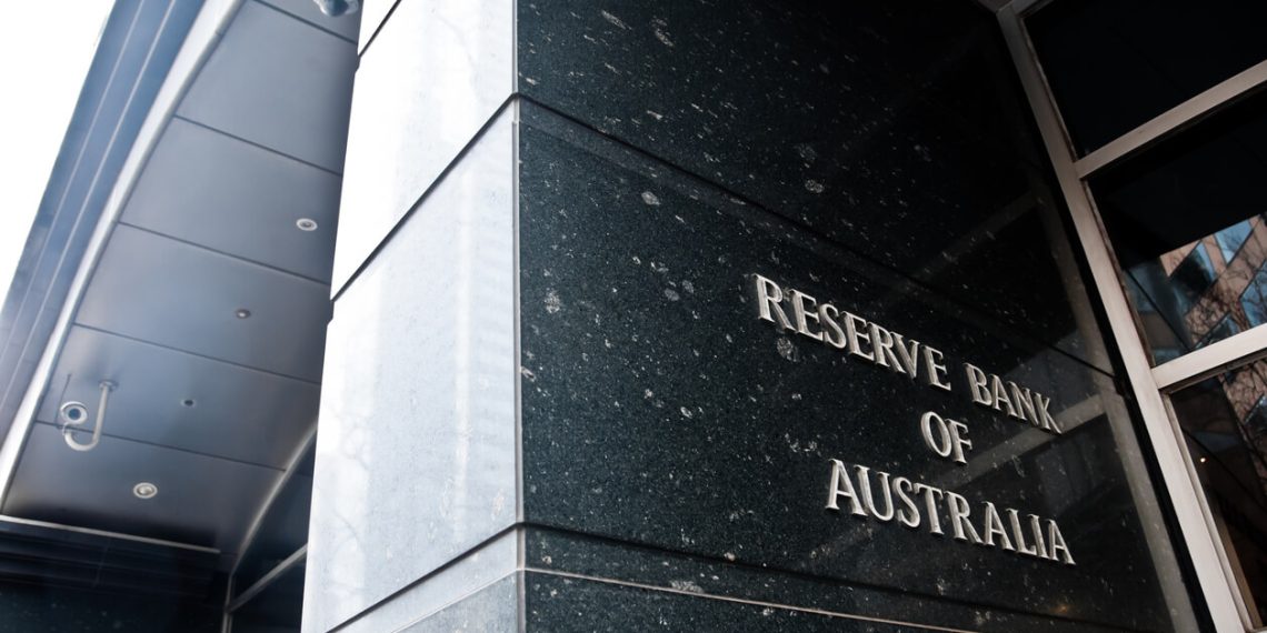 Reserve Bank of Australia entrance lettering