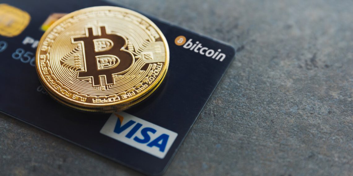 bitcoin on visa card
