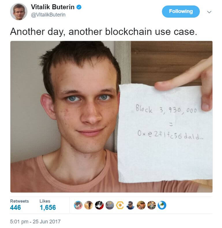 vitalik Buterin meme tweet