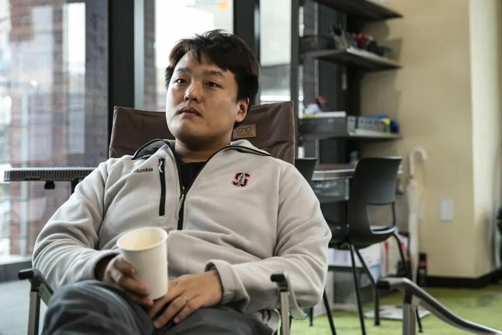 Terraform Lab CEO Do Kwon in his office in Seoul in 2022. Source: Woohae Cho/Bloomberg